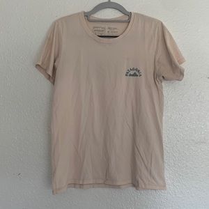 Cream Patagonia Logo Tee